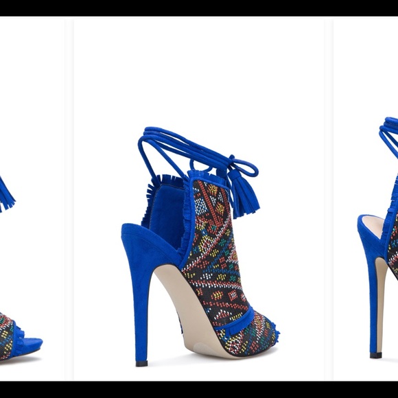 Faydra Heeled Sandal Shoe Dazzle SZ 6 - Picture 2 of 8